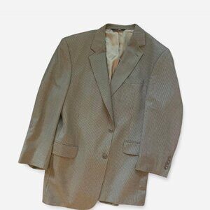 Vintage Tan and cream Men’s Jos A Bank blazer